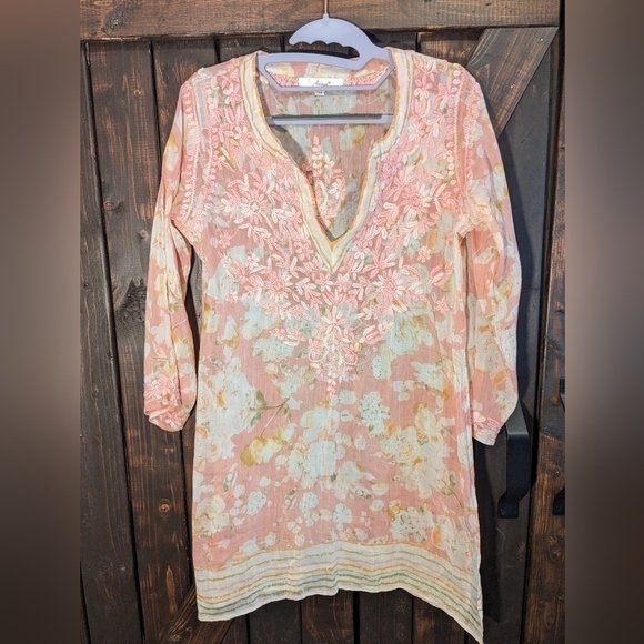 AMAYA tunic size 38, hand embroidery. - Picture 1 of 12